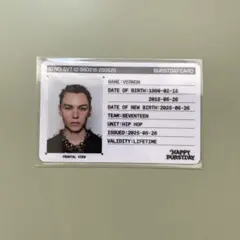 バーノン HAPPYBURSTDAY IDカード