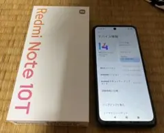 SIMフリー Redmi Note 10T アジュールブラック