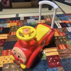 アンパンマンカー メロディ付き 手押し車 室内使用 野外走行歴なし