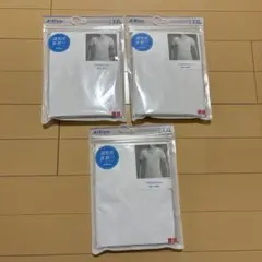 新品 ユニクロ エアリズムマイクロメッシュ VネックT 半袖 3枚セット XXL