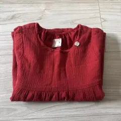 半袖　フリル　フレア　夏秋　キッズ　トップス