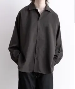 casper john イミテーションウールシャツ