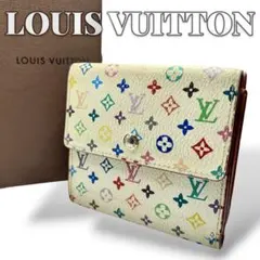 Louis Vuitton モノグラム マルチカラー 折り財布 7808
