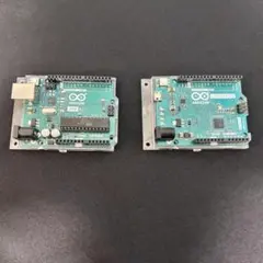 Arduino UNO R3＋Leonardo 2枚セット ベース付き