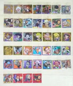 ワンピース大海賊シールウエハースLOG.14 パラレル3種含む 39種 コンプ