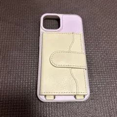 iPhoneケース 13カードポケット付き