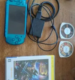 SONY PSP 3000 本体 ターコイズブルー ジャンク品