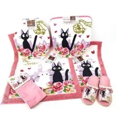 4日迄セール ジブリ　魔女の宅急便　ジジ　リリー　トイレマットセット　新品