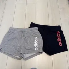 adidas 半ズボン 2色セット J/L