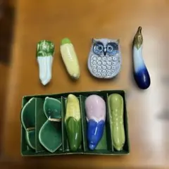 陶器製箸置きセット ９個入り