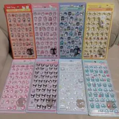 【正規品】サンリオボンボンドロップシールミニ 8種コンプリートセット