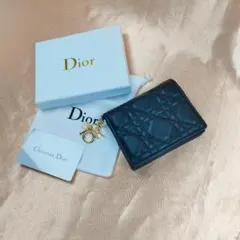 ★最終値下げ★Dior ロゴ入りキャンバス二つ折り財布 クリスチャンディオール Christian Dior 財布 二つ折り 小銭入れ