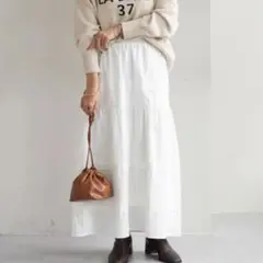 【期間限定値下げ中！美品】Discoat／ギャザータックフレアスカート