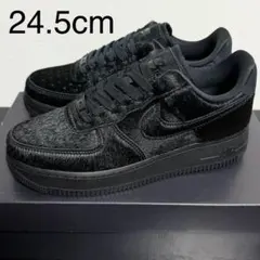 新品 NIKE WMNS AIR FORCE 1 ブラック ポニーヘア 25.0 - メルカリ