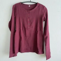 ✨️新品未使用✨️UNIQLO ユニクロ 長袖 ヘンリーネックTシャツ Mサイズ
