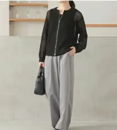 osharewalker メッシュジップカーディガンのサムネイル