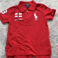 Polo Ralph Lauren 赤 ポロシャツ 3/3T