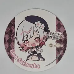 魔法少女ノ魔女裁判 桜羽エマ コラボカフェ 特典コースター まのさば