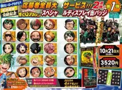 ヒロアカ　応募者全員サービス　全サ　缶バッジ　切島 ヒロアカ 応募者全員サービス スペシャルディスプレイ 缶バッジ