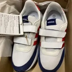 adidasスニーカー ベルクロホワイト新品未使用21cm男女兼用アディダス
