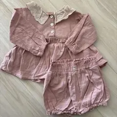 フタフタ　セットアップ　ブルマ　80