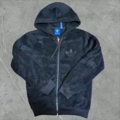 20 adidas M フリースジャケット 黒