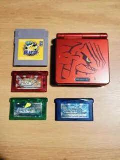 め*可様 ゲームボーイアドバンスSP 本体 ソフト ポケモン セット