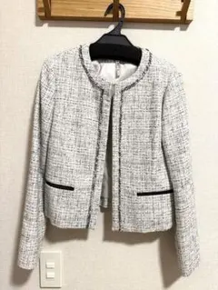 LAUTRÉAMONT ノーカラージャケット ツイード 38サイズ