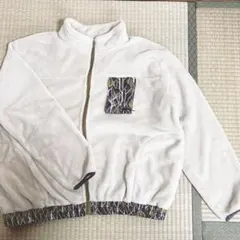 gianiph フリースジャケット Lサイズ クリーム色