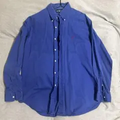ラルフローレン　ボタンダウンシャツ　ネイビー