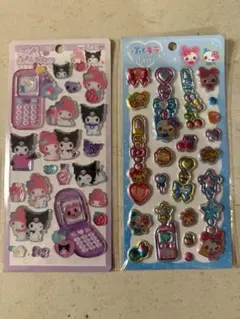 [新品未開封]サンリオ平成はっぴーフォン✖️ぷくキラチャームステッカー