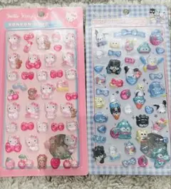 ハローキティ ハンギョドン 3Dシールセット