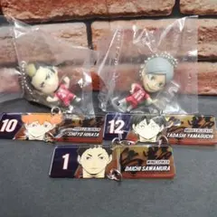 ５個セット！ハイキュー　アクリル&マスコットキーホルダー