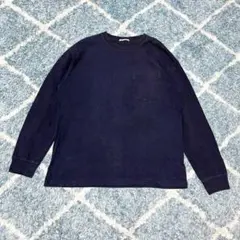 ヘビーウェイトクルーネックT(L)ストレッチ　大人カジュアル　ポケT メンズ