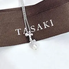 未使用級　TASAKI　タサキ　シルバー　ネックレス　　ベビーパール　4.0mmのサムネイル