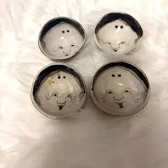（極美品）京焼•清水焼きお福、 　　福鬼箸置き　浅見与し三作　8点セット 極美品）京焼•清水焼きお福、 福鬼箸置き 浅見与し三作 8点セット