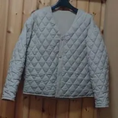 リバーシブル ノーカラージャケット