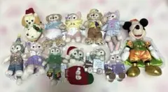 ディズニーシーダッフィーフレンズぬいぐるみバッジ まとめ売り