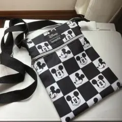 ミッキーマウス チェック柄 バッグ