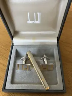 dunhill ネクタイピン カフス セット ゴールド - メルカリ