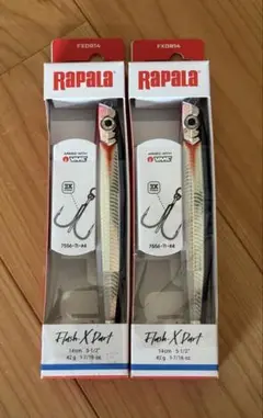2個セット　ラパラ　フラッシュXダート　14cm　42g　シルバー