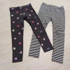 ユニクロベビー　ザラキッズレギンス ハート