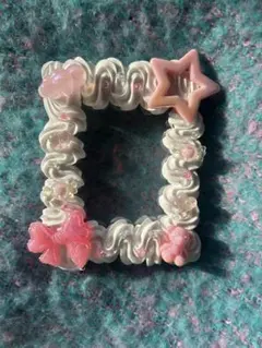 トレカケース ホイップデコ ホワイトピンク