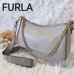 美品✨フルラ 2wayプリムラ ミニ チェーンショルダーバッグ 自立
