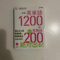 高校入試 超効率 中学英単語1200+英熟語200