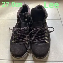 ダークブラウン スエード ハイカットブーツ　Lee メンズ　27.0㎝　秋　冬のサムネイル