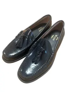 【美品】G.H.バス ラーキンローファータッセル付ブラック 黒 BAZ1W004