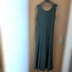 ベイフロー　ノースリーブ ワンピース　カーキ　3