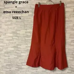 spangle grace×etsu reeechan　スカート　【L】　レッド