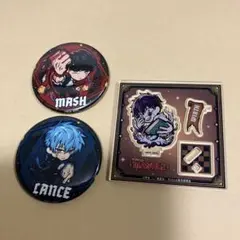 マッシュル イートゥーン アクリルスタンド　ワース・マドル、 缶バッジ